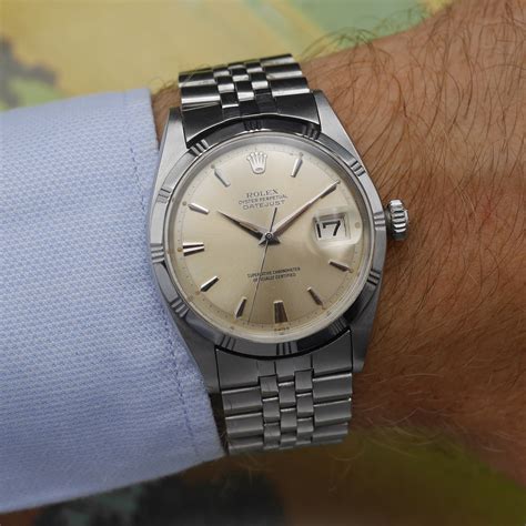 rolex 1603 white gold bezel|Rolex air king review.